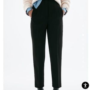 NWT Zara High Waisted Tapered Trouser